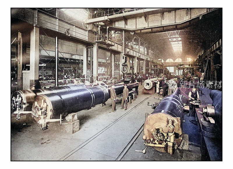 古董伦敦的照片:皇家枪厂，伍尔维奇兵工厂