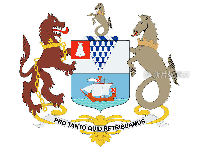 北爱尔兰贝尔法斯特市盾形纹章