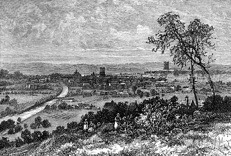 英国西约克郡的利兹市，建于18世纪