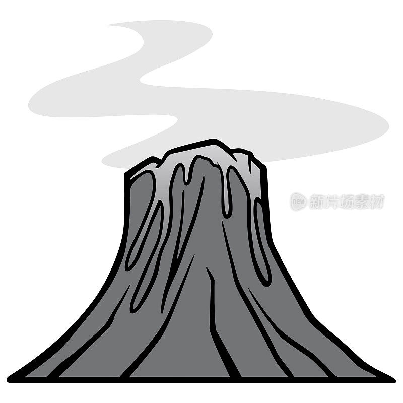 火山烟插图