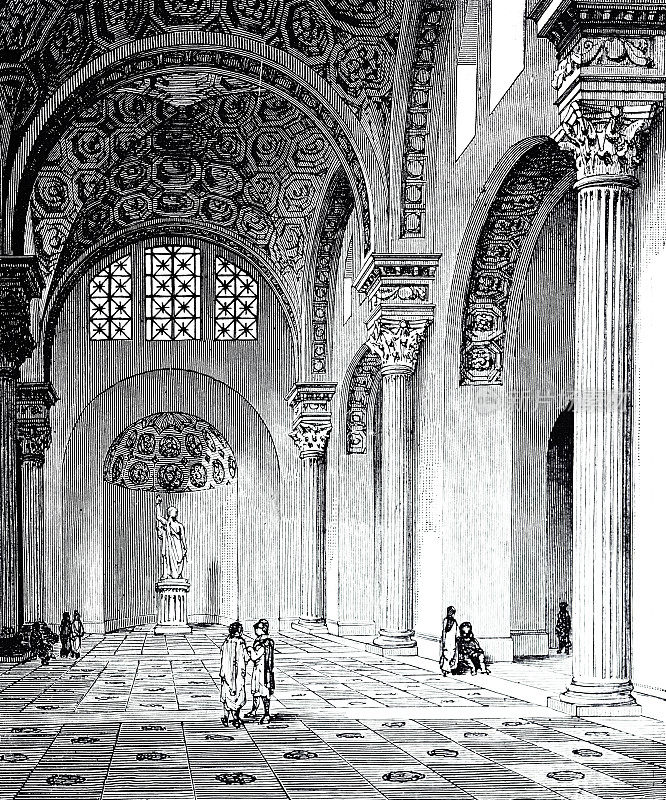 君士坦丁大教堂，中殿