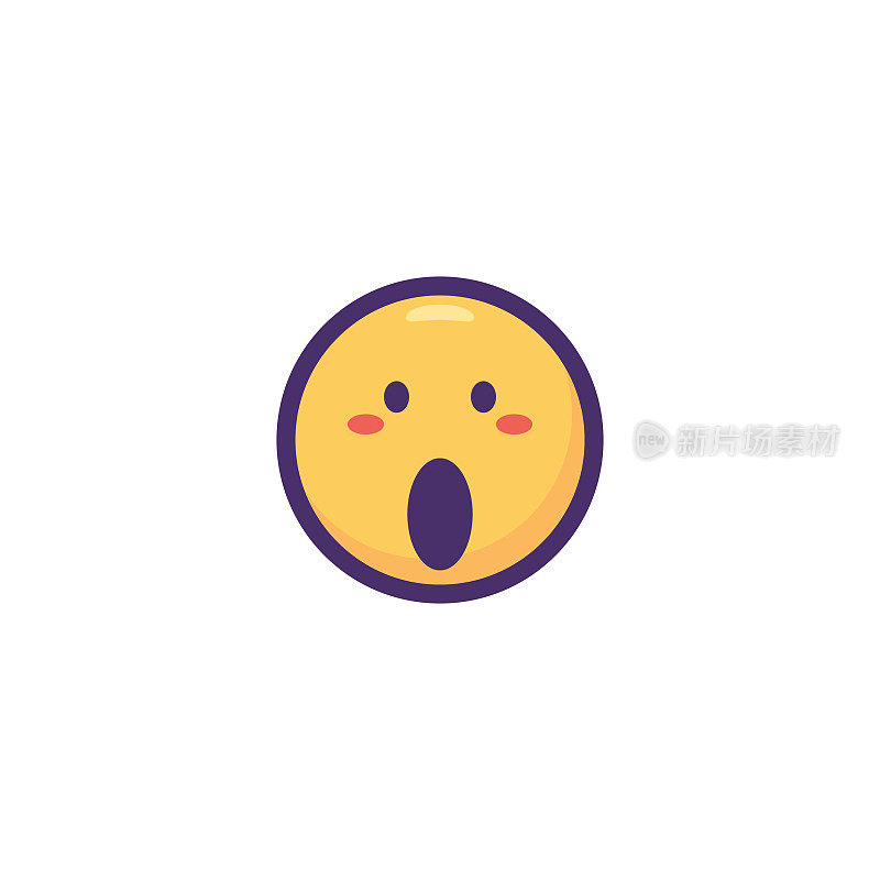 Emoticon平面色彩线条艺术光影设计