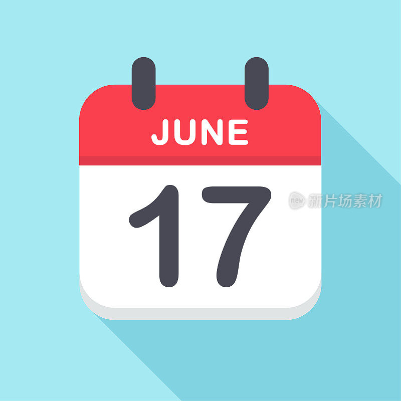 6月17日-日历图标