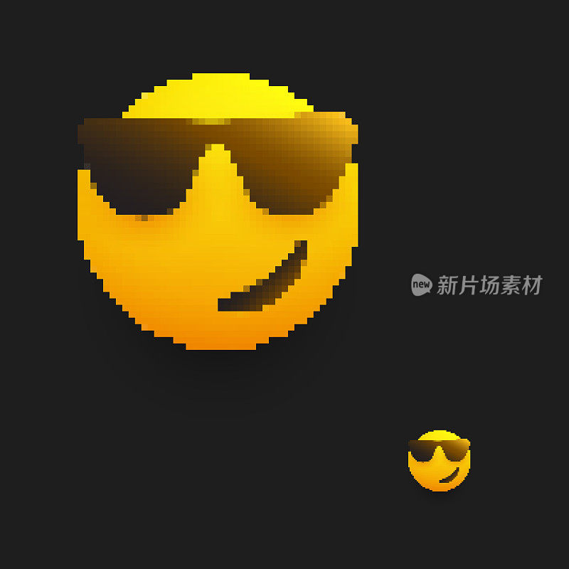 Emoji戴太阳镜