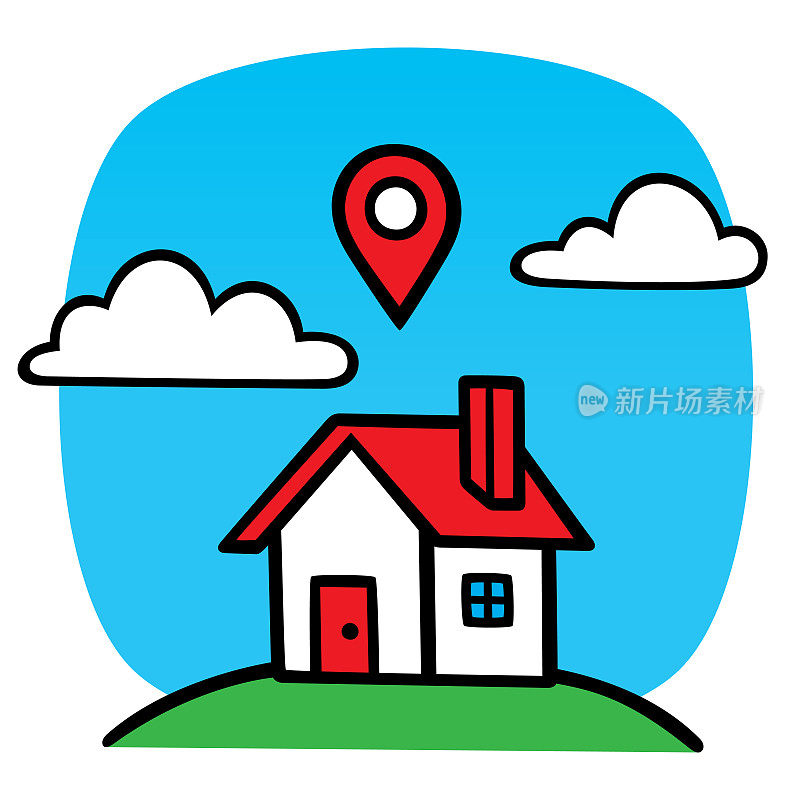 房子GPS涂鸦