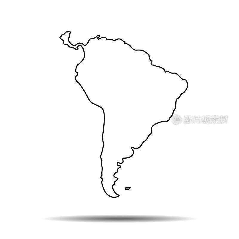 南美洲地图