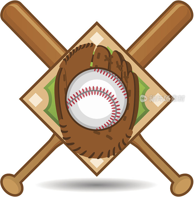 美国棒球手套徽章