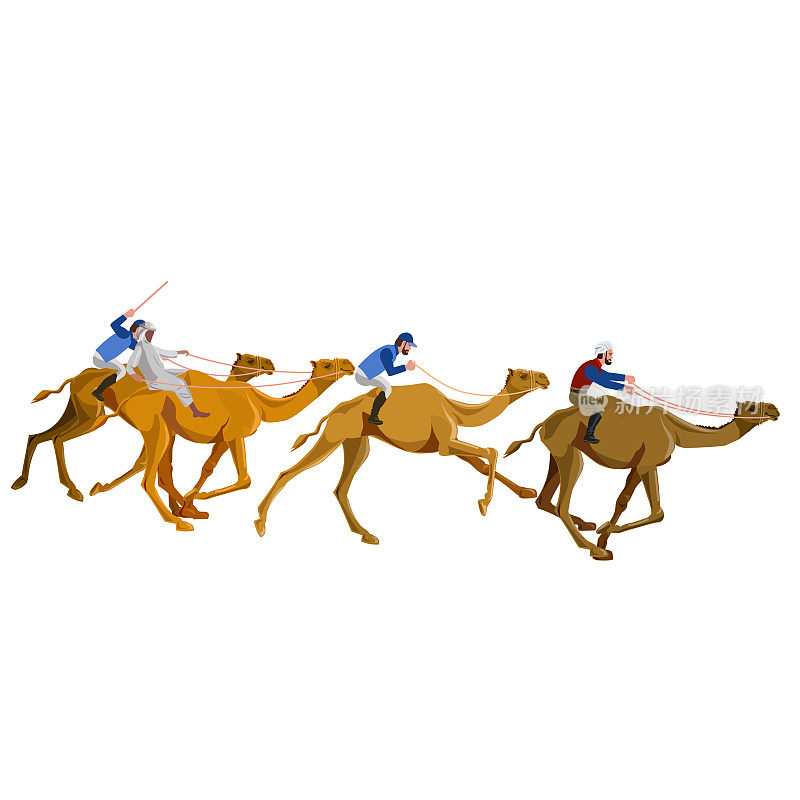 骆驼赛跑向量