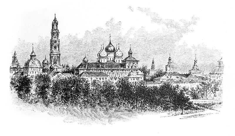 俄罗斯莫斯科的Troita修道院