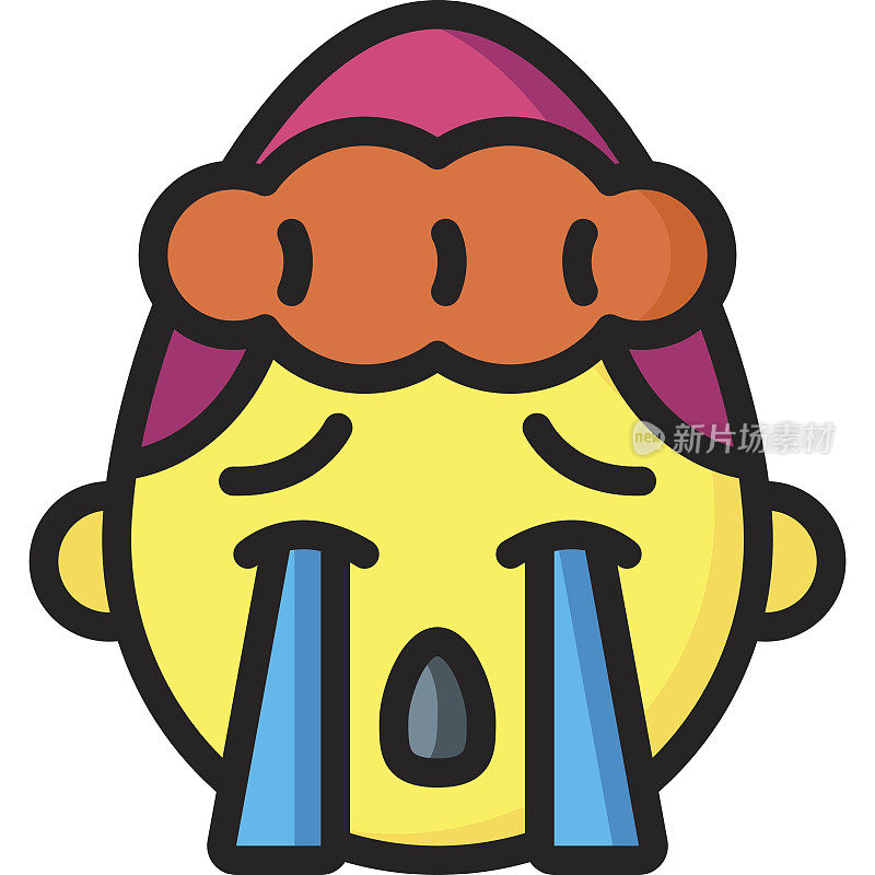 哭Emoji图标