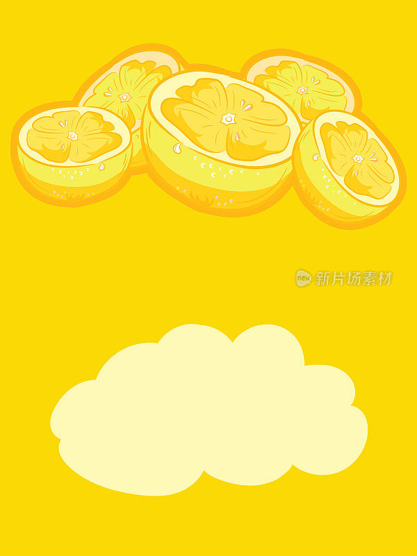 柠檬的背景