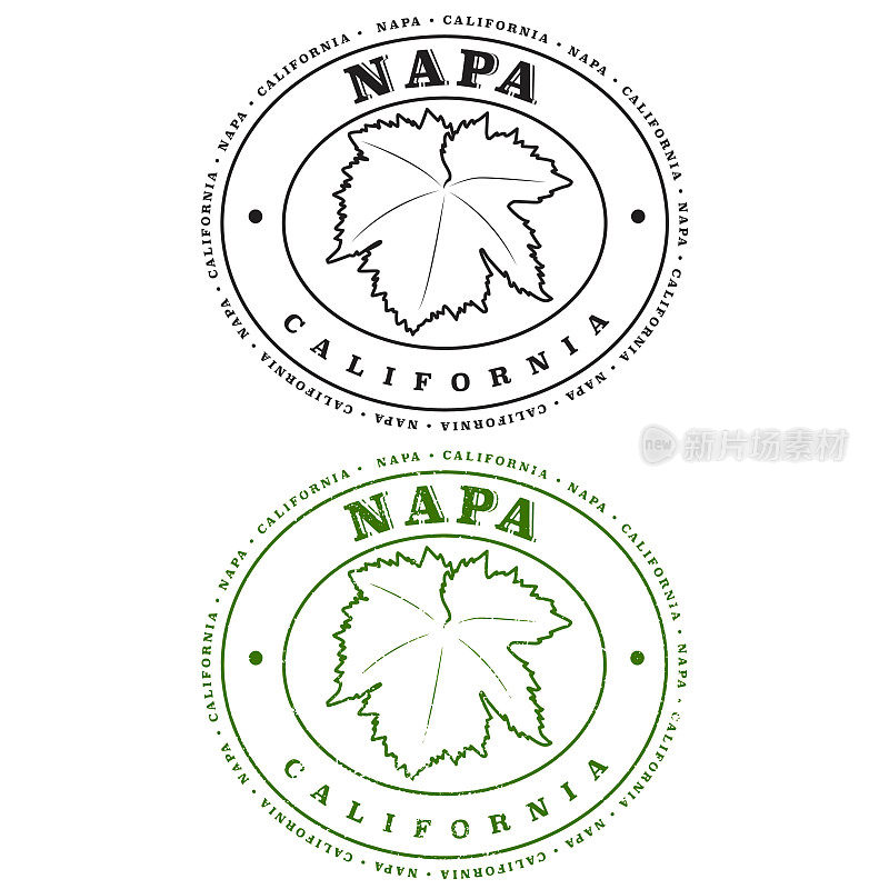 纳帕加州旅行邮票