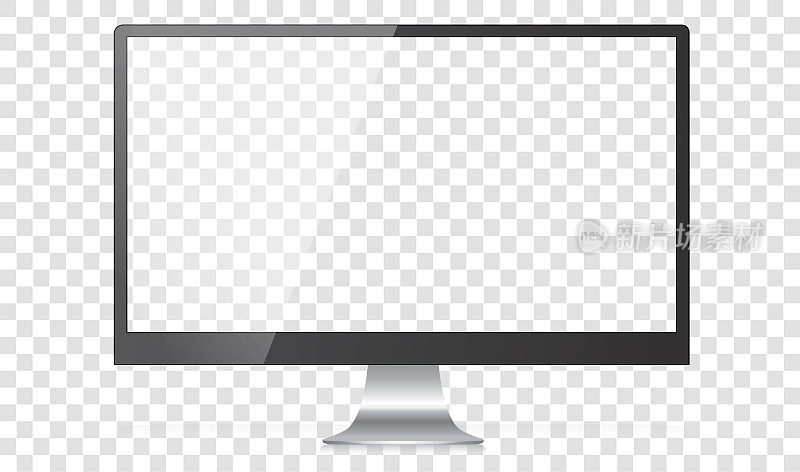 现代宽屏高清桌面PC显示器