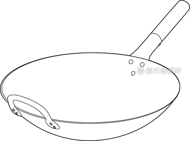 锅向量(烹饪，厨师，器具)