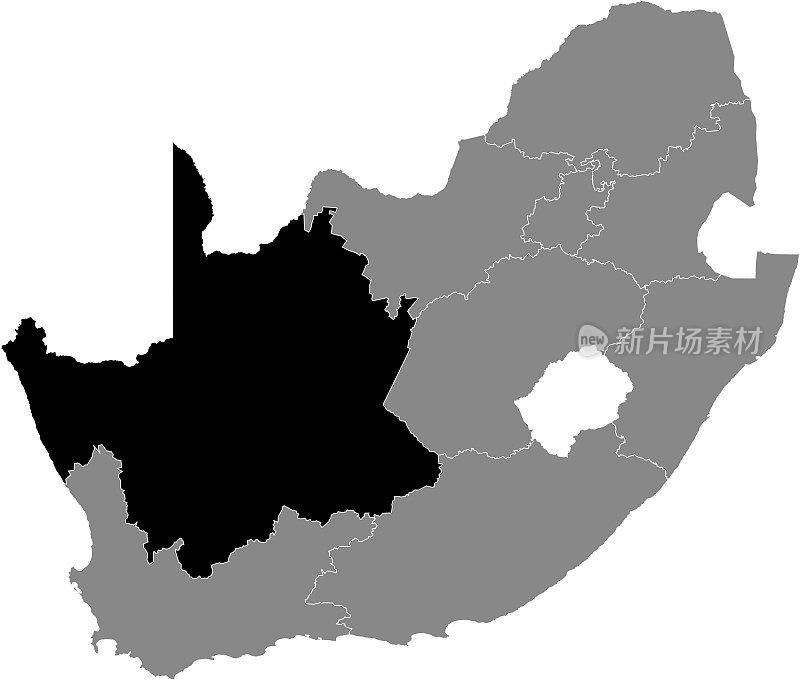 南非北开普省的位置图
