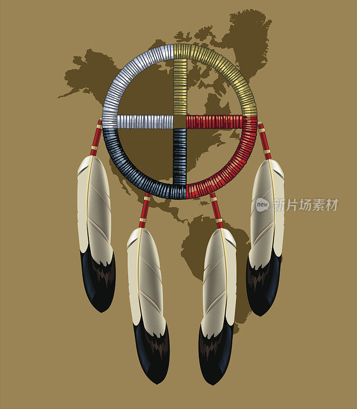 美国印第安土著捕梦网