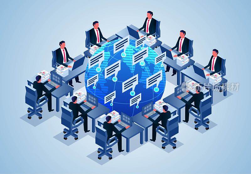 全球商务会议,全球商务网络和研讨会,全球领导或董事会会议