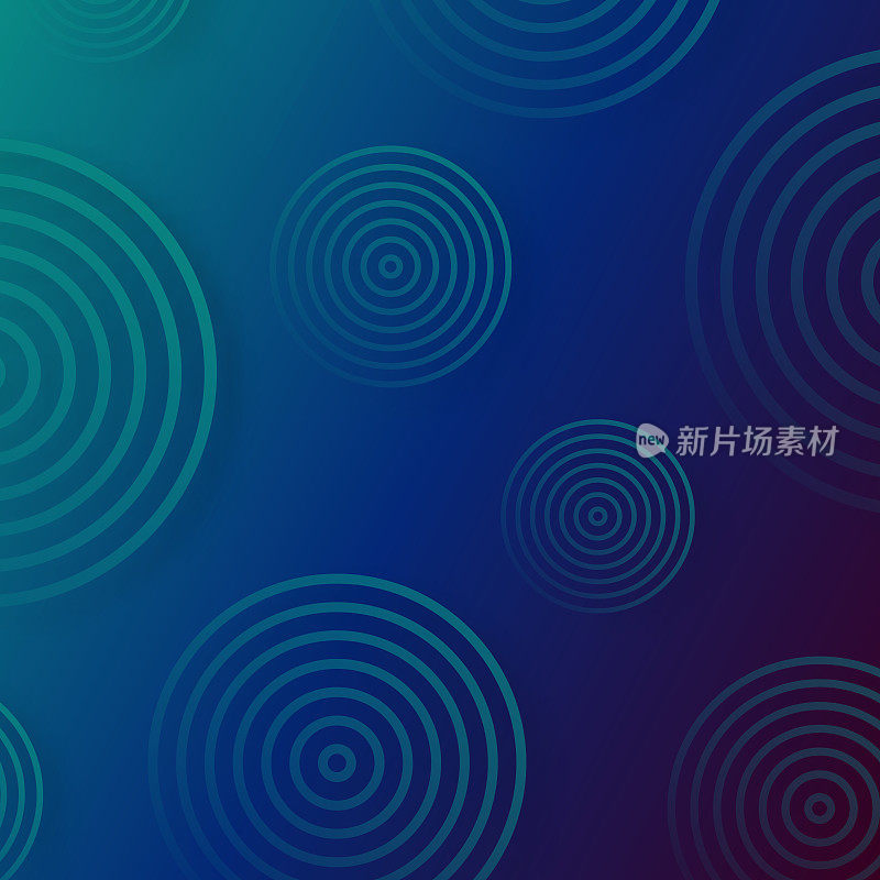 带有蓝色圆圈的抽象渐变背景