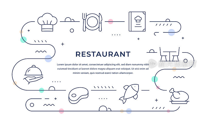 餐厅网页横幅设计