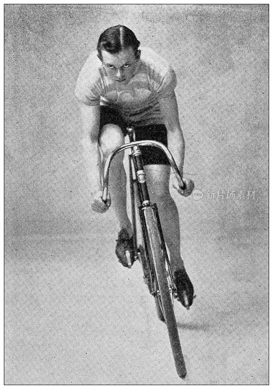 1897年的运动和消遣:美国自行车运动员。h・费宁，哥伦比亚队