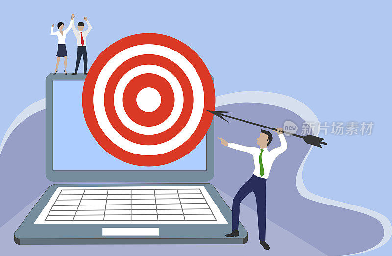 目标市场营销。团队合作理念