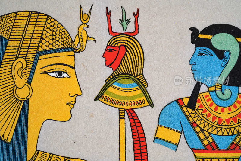 古埃及人物，拉美西斯二世王后的妻子，拉美西斯三世的标准，荷鲁斯