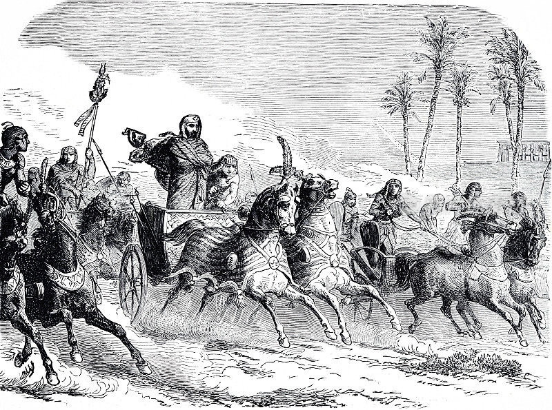 法老和他的军队在第二章迫害以色列人。摩西6
