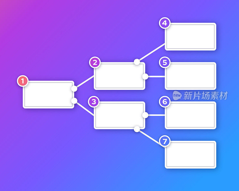 层次信息图设计元素