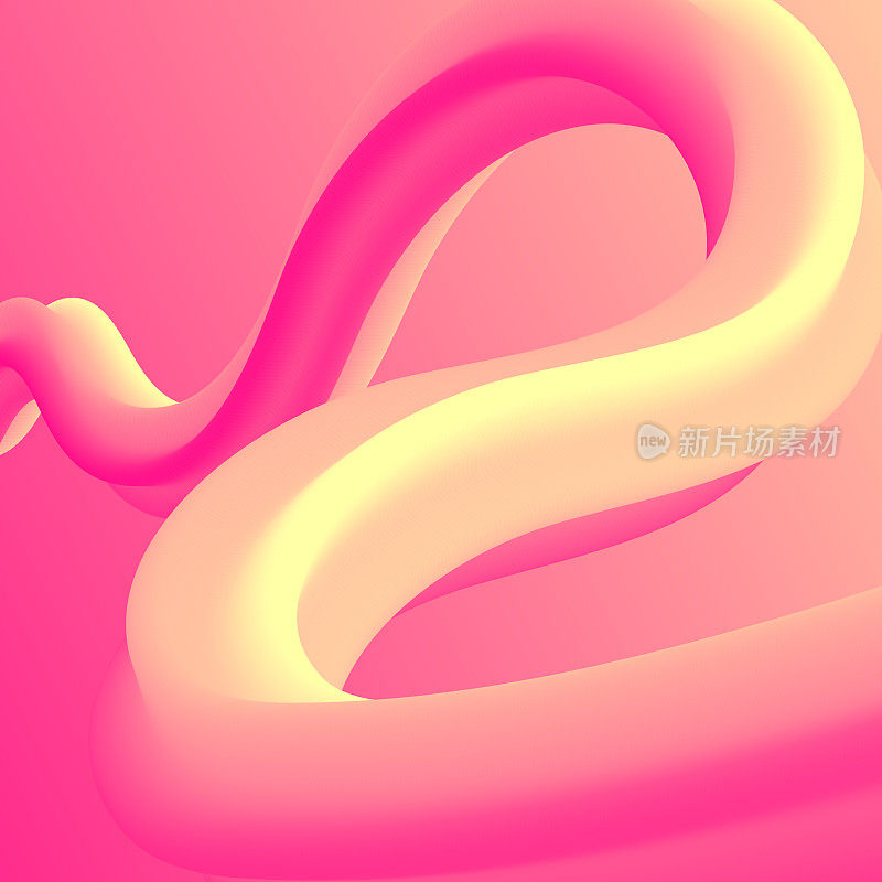 流体抽象设计粉红色梯度背景