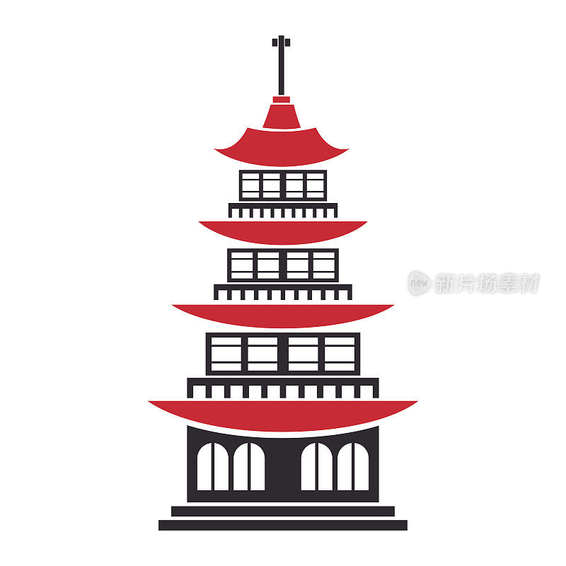 宝塔传统建筑日本建筑