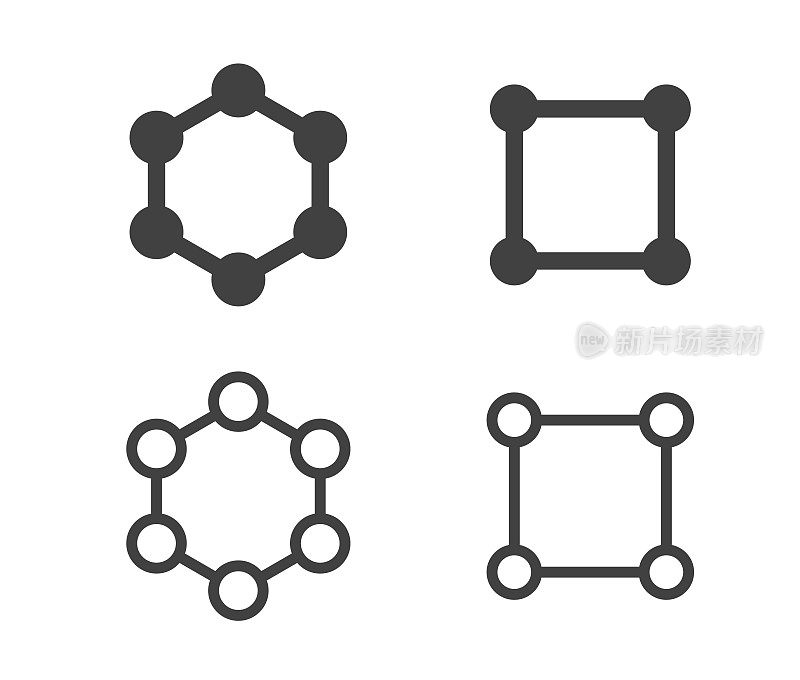 分子-图解图标