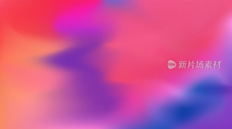 抽象的蓝色，绿色，橙色，粉红色和紫色模糊梯度流体矢量背景设计壁纸模板具有动态色彩，波浪，和混合。未来的现代背景设计的业务，演示，广告，横幅和更多