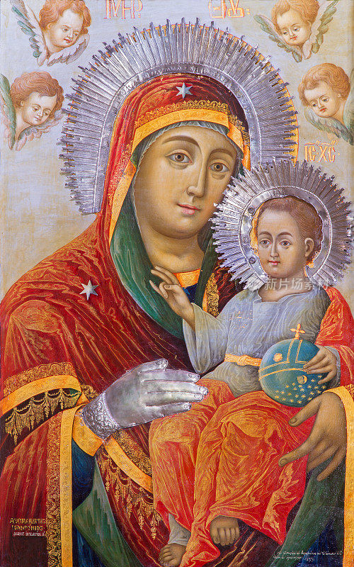 耶路撒冷——希腊东正教中的圣母像