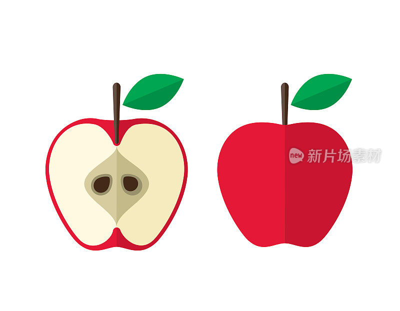 苹果和半