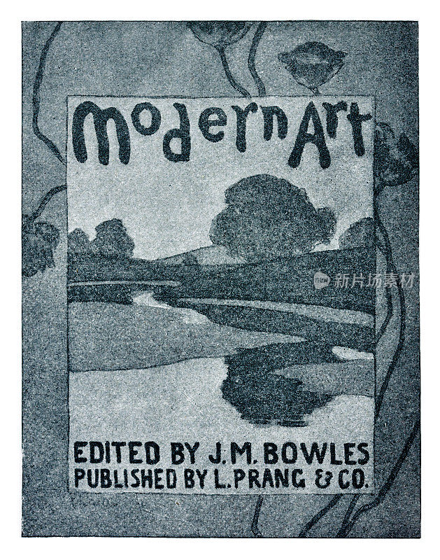 现代艺术海报，美国，亚瑟W.道，1896
