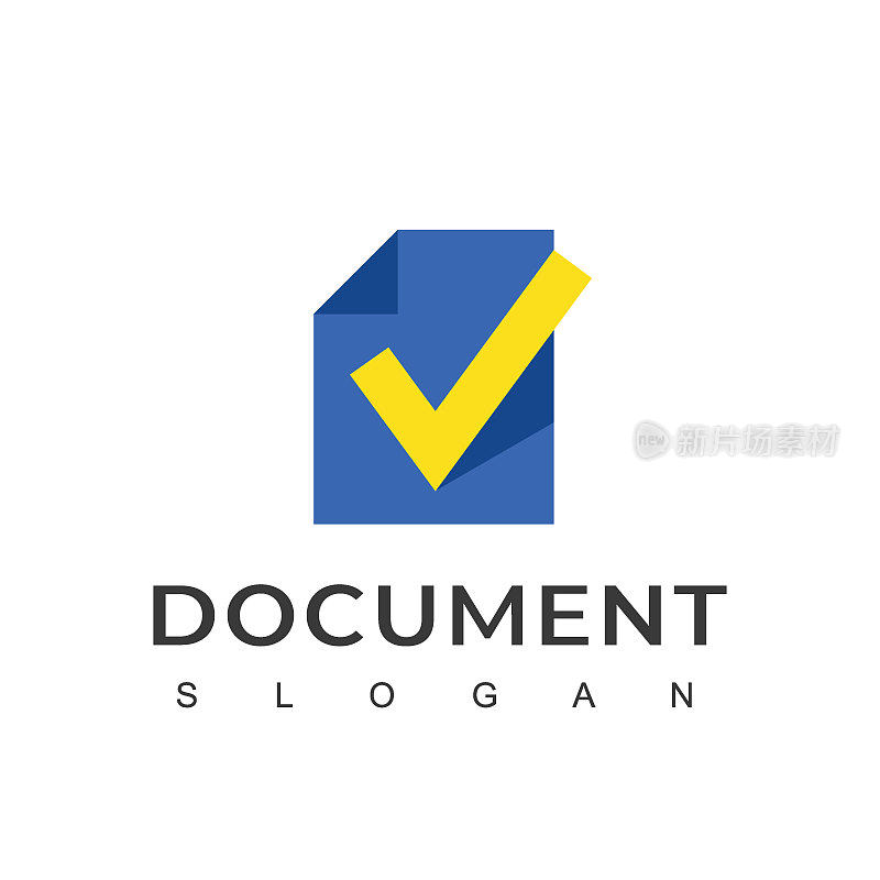 纸质文档Logo设计模板