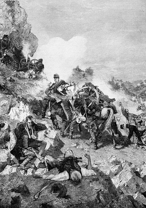 1878年8月7日，在波斯尼亚杰斯附近的战斗