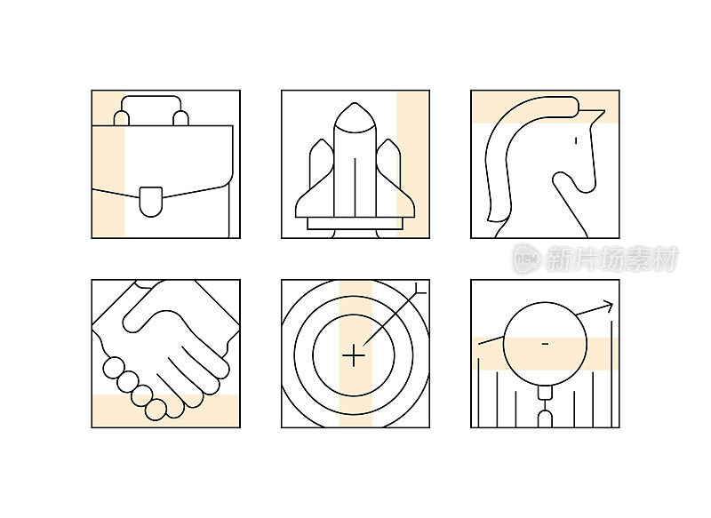 业务线图标设计