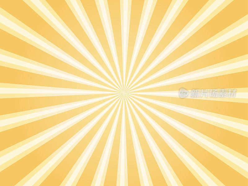 浓线背景材料的图像的闪耀的太阳光线具有一种透明感——黄橙