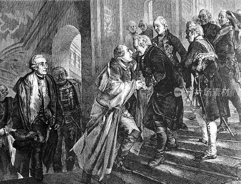 普鲁士的腓特烈大帝遇见了约瑟夫二世