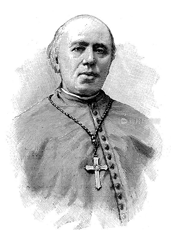 古画:鲁昂大主教苏里乌红衣主教