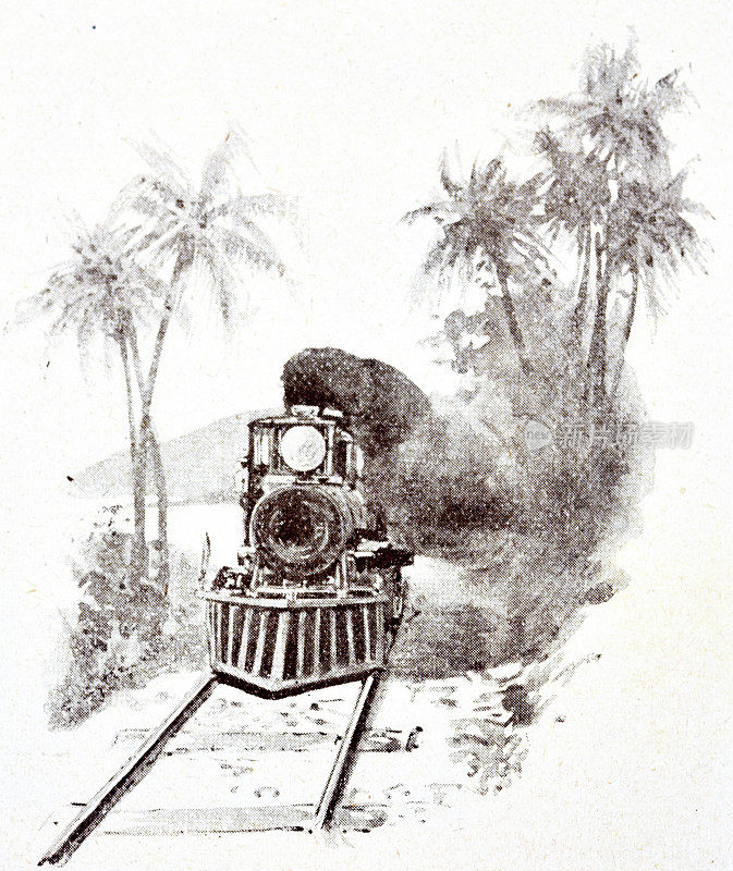 夏威夷的蒸汽火车