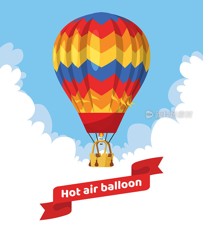 扁平热气球