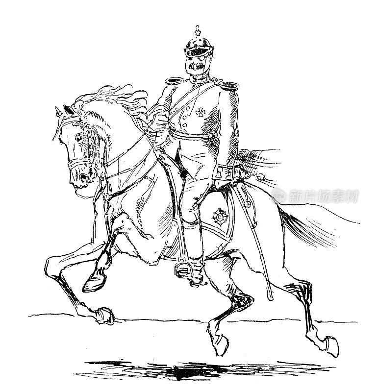 骑马的军官