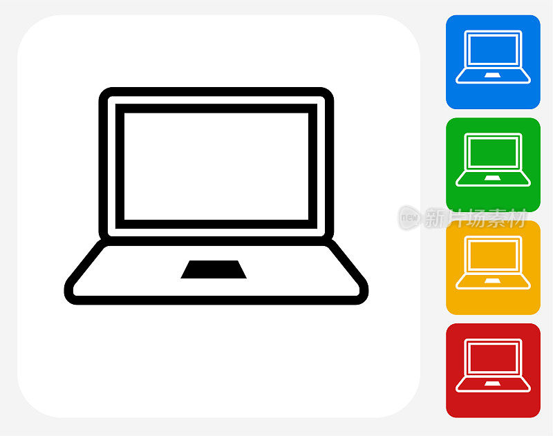 现代笔记本电脑图标