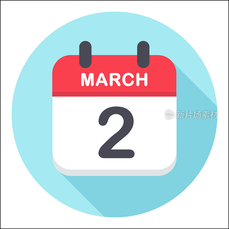 3月2日-日历图标-轮