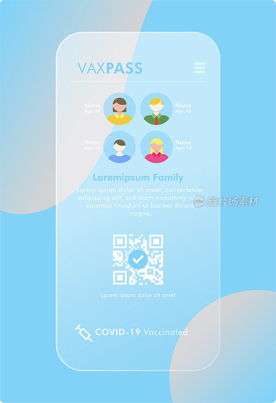 移动Covid-19疫苗护照-家庭VaxPass
