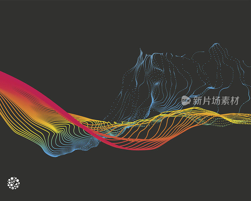 水溅模仿。带有动态发射粒子的数组。