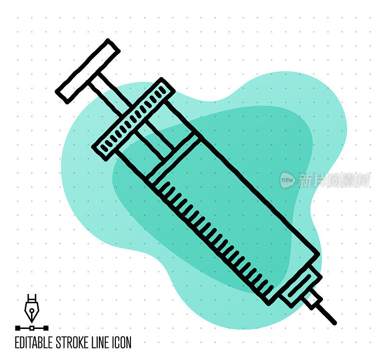 活性疫苗载体可编辑线插图