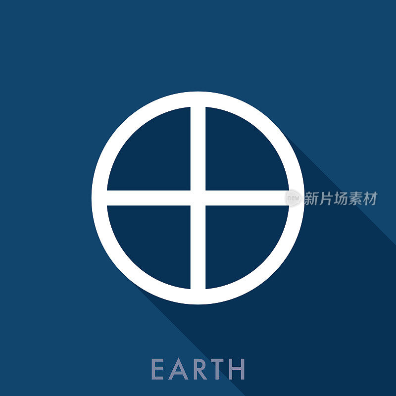 地球行星符号图标